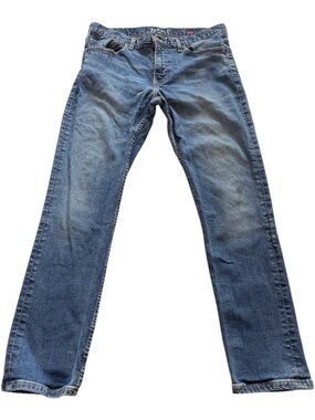 Red Ale Men's Blue Denim Stretch Slim Jeans, 32x30